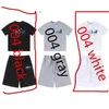 Erkek Tişörtleri Trailtsuits T Shirt Tasarımcı Nakış Mektubu Lüks Siyah Beyaz Gri Gökkuşağı Renk Yaz Sporları Moda Pamuk Kablo Üst Kısa Kollu Boyut S XL