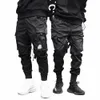 ribbs Harem Joggers Men Cargo Pant Streetwear 2023 Hip Hop Casual Pockets Track Pants Male Harajuku Fi Trousers Sweatpant V60G#
