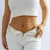 Cadeias de barriga boho mtilayer cadeia feminina simples y contas de cristal biquíni biquíni praia cintura jóias de verão entrega de gotas de gotas de gotas