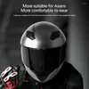 Motorcycle Helmets Full Face Unisex Head Protector For Riding Cycling Stylish Street Bike Helmet Men &women Moto Accessories