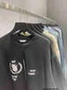 Designer Ins 21ss primavera ed estate amanti della stampa di lettere a grana mondiale OS T-shirt casual a maniche corte Tee IL5P