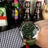 Designer Watches Pam Glass Luxury Watch Panera Sapphire 44mm 13mm Automatisk mekanisk rörelse Importerad Cowhide Watchband Waterproof Heruples Stai