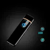 Lighters Electric Lighters Usb Rechargeable Windproof Lighters Touch Sensitive Switch Mini Lighter Isqueiro De Plasma Smoking Accessories 240325