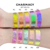 Shadow CHARMACY 10 Color Multichrome Gel Eyeshadow Chameleon Shiny Easy To Wear Flakes Eye Duochrome Glitter Halloween Makeup Party