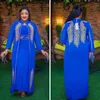 Vêtements ethniques 2 pièces Ensembles Abaya Dubai Robe de mode Africaine Luxe Kaftan Femmes Strass Robe longue Dashiki Robe nigériane