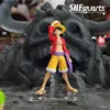 Figurines d'action 15 cm personnage Shf intégré singe D Luffy personnage d'action série PVC animation Ghost Island Battle Luffy modèle toyC24325