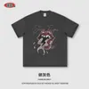 Mens Wear Spring/Summer 305G Funny Rock Stampa a maniche corta American Street Fashion Brand T-shirt per uomini