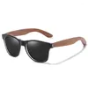 Sunglasses Bamboo And Wood Leg Trendy Personalized Retro Large Frame Men's Wholesale Cross-border