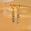 Boucles d'oreilles pendantes en forme de goutte irrégulière pour femmes, pendentif en Imitation de perles, à la mode, bijoux tendance pour dames, vente en gros, directe