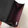 10A Designer Wallet Caviar Wallet Purse Purse Dames Lederen Wallets Coin Purse Credit Card Slot Mini Skinny Black Card Top Zip Coin Pouch met
