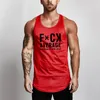 Gym Mesh hommes débardeur Fitn marque Fi Stringer décontracté Singlets chemises à manches musculation entraînement gilet maillot de corps 18RB #