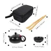 Teaware Sets Tea Cup Wooden Tray Travel Kit Multipurpose Ceramic Teacup Portable Cups Ceramics Serving Chinese Brewing