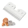 Substituição cerâmica do vestuário do cão 18 dentes para a série A5 Pet Grooming baixa transferência de calor e fricção fácil de substituir