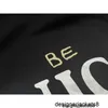 Designer Designer Mens Tshirts Versão correta de B Familys Boa camiseta impressa para a primavera e verão moda e versátil para casais Instagram curto s