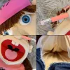 Hüte 60 cm große Jeffy Puppe Plüsch Hut Spiel Spielzeug Junge Mädchen Cartoon Feebee Handpuppe Plüsch Puppe Talkshow Party Requisiten Weihnachtsgeschenk
