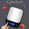 Hushållsskalor 1 Set Kitchen Food Scale Dammtät kök Skala Matbalans Electronic Scale 240322