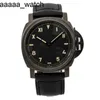 Luxury Panerass Watch Mens 2024 armbandsur 8 PAM00779 Titanium Men's 44mm Box Automatisk mekanisk full rostfritt stål vattentät