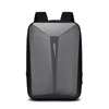 Sac à dos pour ordinateur portable 15.6 pouces, sac d'affaires étanche et respirant avec bande réfléchissante, sacs à Port USB externe