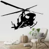 Çıkartmalar Askeri Havacılık Çıkartma Bell 412 Helikopter Odası Yatak Odası Araba Dekoru Vinil Duvar Sticker FJ25