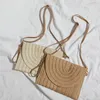 Shoulder Bags Summer Holiday Beach Crossbody Messenger Bag Vintage Straw Hand Knitting Handbags For Women Phone