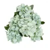 Dekorativa blommor 1 st vintage simulering hortensia falsk bukett siden hem bröllop hand