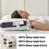 Cuscino per il collo 3D Protezione per il collo ad alta elasticità Altezza opzionale per dormire Cuscini lavabili con porosità morbida Biancheria da letto per el Home 240309