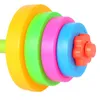 Barn Barbell Toys Powerlifting Träningsvikt Utrustning för 3 4 5 6 7 8 Girls Barn pojkar 240321