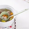 Łyżki zupa łyżka kadzi silikonowy garnek z długim uchwytem gotowanie przyborów kurcząc