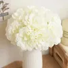 Dekorativa blommor utsökta Peony Artificial Silk for Home Decoration Wedding Bouquet Bride High Quality Fake Flower Faux Living Room