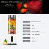 Holders New USB Rechargeable Smoothie Blender Battery Personal 380ml Glass Smoothie Blender Juicer Easy Small Portable Blender