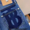 Designer jumelé avec un jean pour hommes à la mode et un pantalon de style Haute Couture du SS brésilien, B Blue Bull 7R5U