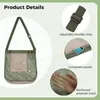 Storage Bags Mushroom Bag Foraging Breathable Mesh Large Harvesting With Extra Pocket Multipurpose Collecting Backpack