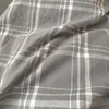 Edredón de cama de algodón de lavado nórdico con funda de almohada, funda de edredón, juego de ropa de cama individual, tamaño Queen completo