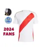 2024 2025 Pérou Jerseys de football à domicile FALFAN GUERRERO SOLANO FLORES PIZARRO CUBILLAS LAPADULA LUIS LBERICO Fans de football chemise hommes kit enfants