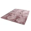 Carpets Tie Dye Rapis moderne zone Soft Tie-dye avec long support en peluche sans glissement pour chambre de chambre