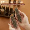 Tools Coffee Beans Storage Container Coffee Tea Test Tube Glass Bottle with Walnut Display Rack Espresso Coffee Accessories