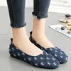 Chaussures décontractées à enfiler Demin toile femmes plat respirant confortable femme été dames mocassins Zapatos De Mujer