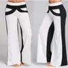 2023 Spring/summer Hot Selling European and American Amazon Temu Cross Border Fashion and Leisure Style Color Blocking Wide Leg Pants Women's Pants