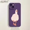 Cell Phone Cases Case for IPHONE11 IPHONE12 12PRO IPHONE13PROMAX 14PROMAX 15 15PRO 15PROMAX personality funny duck anti-drop mobile phone caseY240325