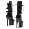 Buty taneczne Auman Ale 17 cm/7 cali Pu Upper Sexy Exotic High Heel Platform Party Kobiety kostki Buty 247