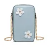 Umhängetaschen Mode Messenger Mini Tasche 2024 Telefon Weibliche Trend Blume Geldbörse