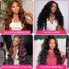 Misvin Body Wave HD Pre Plucked 28 Inch 180% Density 13x4 Glueless Frontal Wigs Human Lace Front Wig with Baby Hair for Women Natural Black