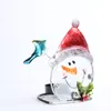 Candle Holders 1 PC European Style Candlestick Holder Iron Art Garden Chultance (Santa Claus Style)