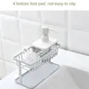 Kitchen Storage 1/2/4PCS Soap Sponge Shampoo Drain Rack Basket Double-Layer Bathroom Sink Holder Shelf Removable Faucet Organizer