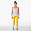 Активные брюки Желтые канареечные леггинсы Спортивная одежда для занятий спортом в тренажерном зале Спортивные женские фитнес-женские женские