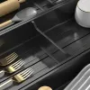 Racks Köklåda förvaringslåda Chopstick Fork Spoon Separation Organizer Rack Cabinet Buildin Cutlery Rack Kitchen Organizer Tools Tools