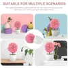 Fleurs décoratives 2 pcs Simulate Plante Plant Bureau de fausses plantes de bonsaï décor artificielles pour la maison intérieure mini