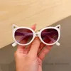 Kids cartoon Sunglasse sboys girls cat ear frame eyewear children cool eyeglasses Uv protection beach sunblock Z5351