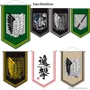 Zubehör 90 x 60 cm Angriff auf Titan Anime Banner Flagge Spiel Vorhang hängen Tuch Poster Cosplay Party Dekor KTV Flagge Cartoon Geschenke
