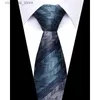 Neck Ties Neck Ties Tie For Men Gravatas Wholesale Fashion 7.5 cm Luxury Necktie Dark Grey Wedding Accessories Dot Man Fit Workplace Y240325